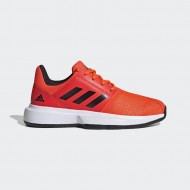 Детские теннисные кроссовки Adidas Courtjam (Orange)